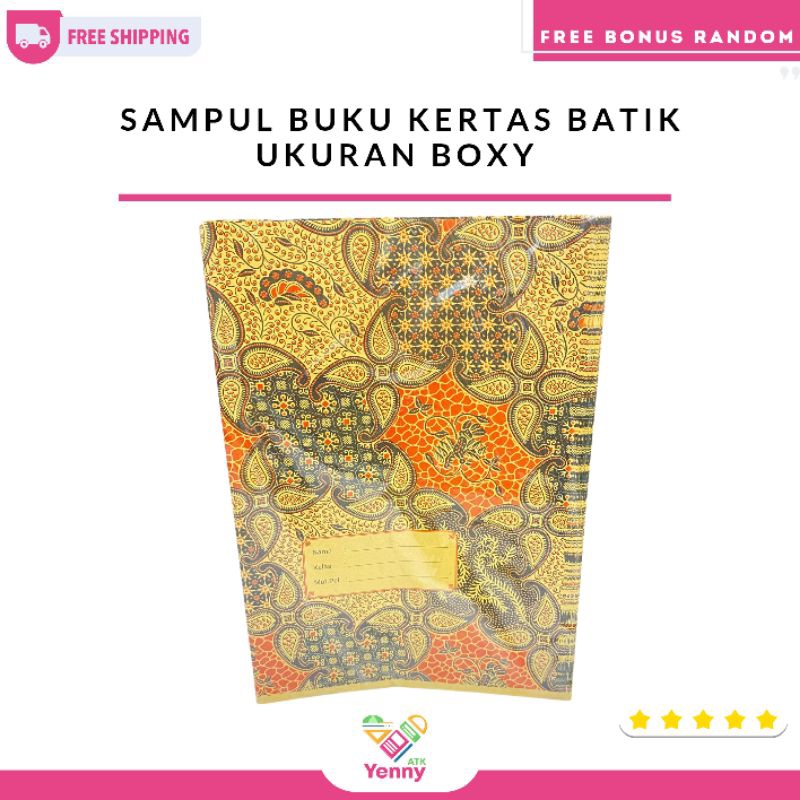 

Sampul Kertas Batik Untuk Buku Besar | Sampul Buku Ukuran Boxy 1 Pack 20