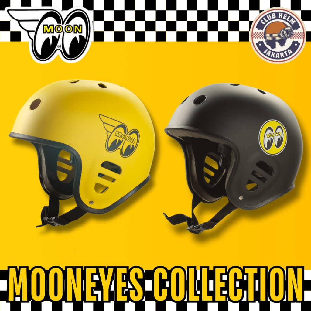 Helm Sepeda Skate Full Motif Moon Eye / Eyes