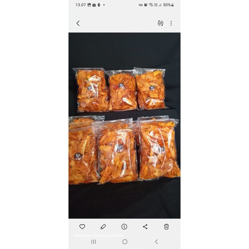 

KRIPIK SINGKONG PEDAS MANIS 250gr