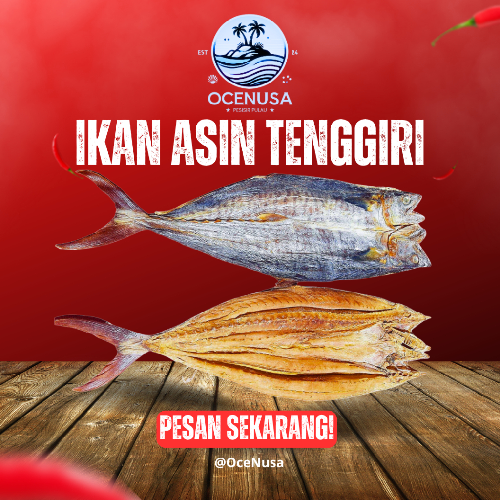 

Ikan Asin Tenggiri Kalimantan - 500gr/1kg