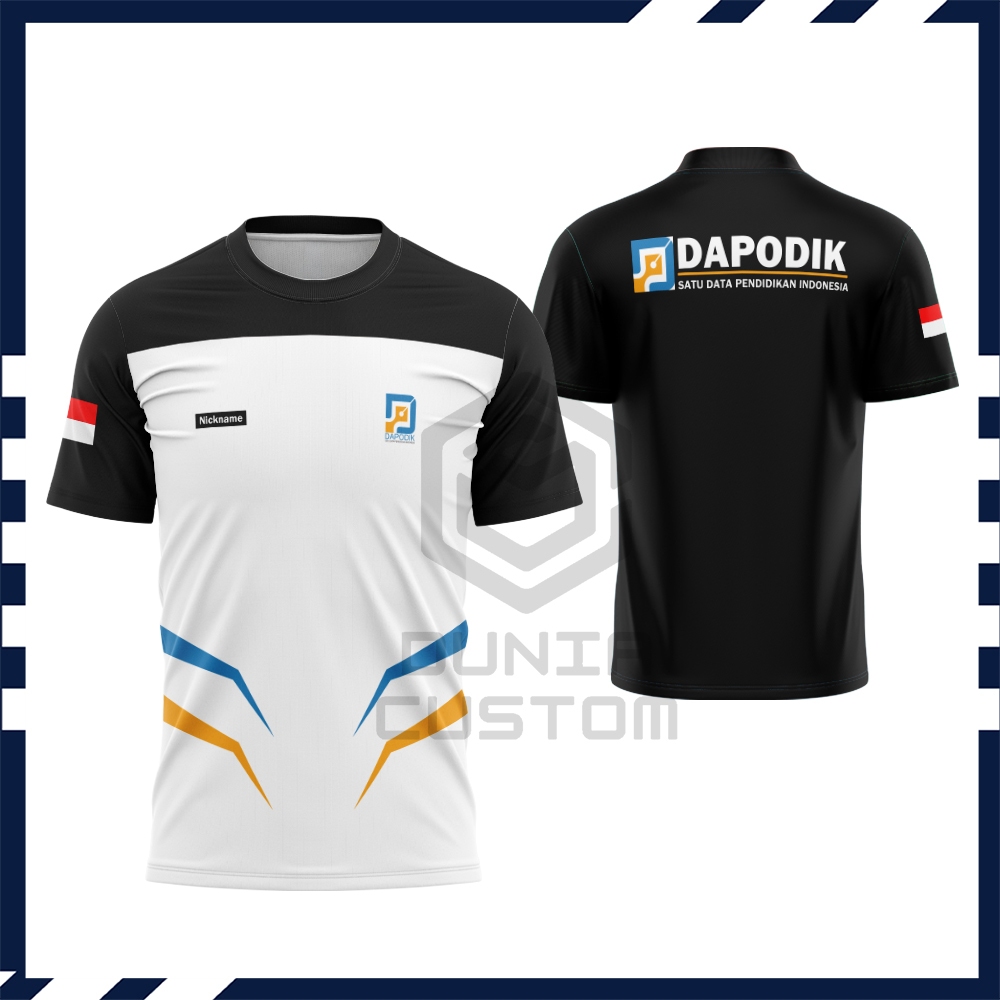 Kaos Operator Dapodik / Baju Operator Dapodik / Jersey Operator Dapodik Free Custom Nama