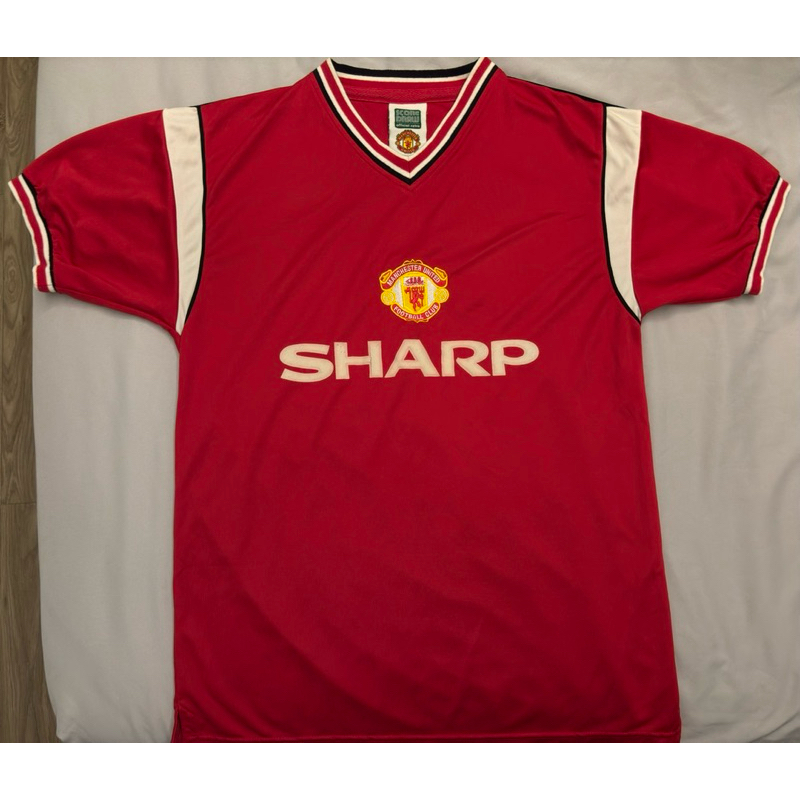 Jersey Manchester United MU Home 1984/85 Original Score Draw ScoreDraw Emyu Man United Man Utd Mufc 