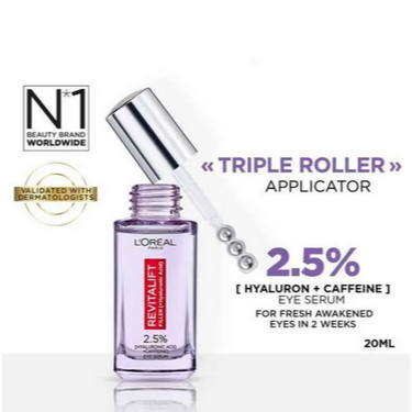 LOREAL REVITALIFT EYE SERUM TRIPLE ROLLER