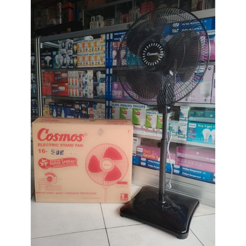 Kipas Angin Berdiri Kaki Kotak Cosmos 16 inc