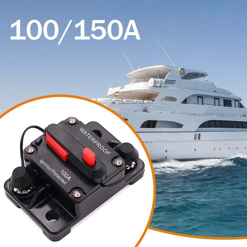 100/150A Circuit Breaker Fuse Reset Circuit Breaker Dc Pemutus Sirkuit Sekering Reset Untuk Car/Boat