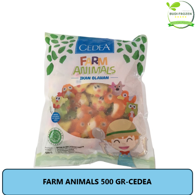 

FARM ANIMAL 500 GRAM - MAKANAN OLAHAN BENTUK KARAKTER HEWAN - CEDEA