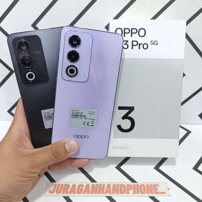 OPPO A3 PRO 5G 8/256GB HP SECOND BEKAS FULLSET