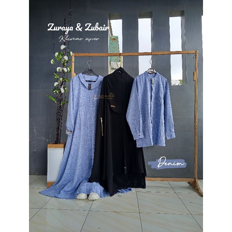 Produk Terbaru Couple Katun Madinah Gamis Zuraya Dan Koko Zubair