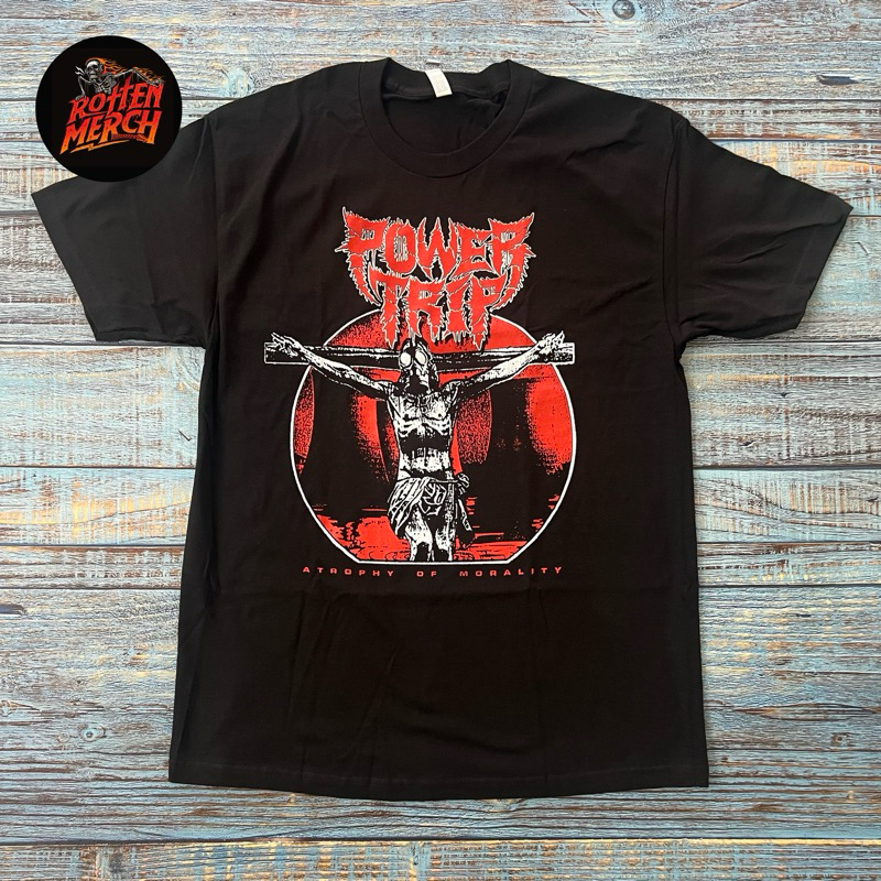 Kaos T-Shirt Band Power Trip - Morality Official Merchandise