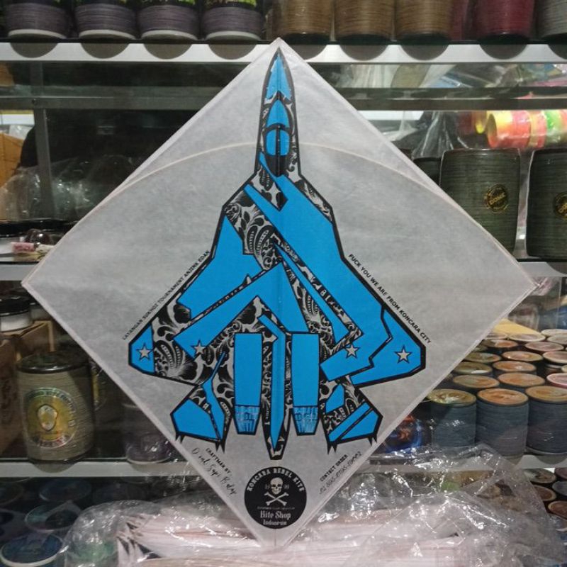 Layangan SUKHOI JET LIEUR special edition made in OONK SAPI BALAP