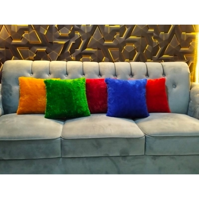 sarung bantal sofa kain bulu rasfur Kurnia sindo premium uk 50x50