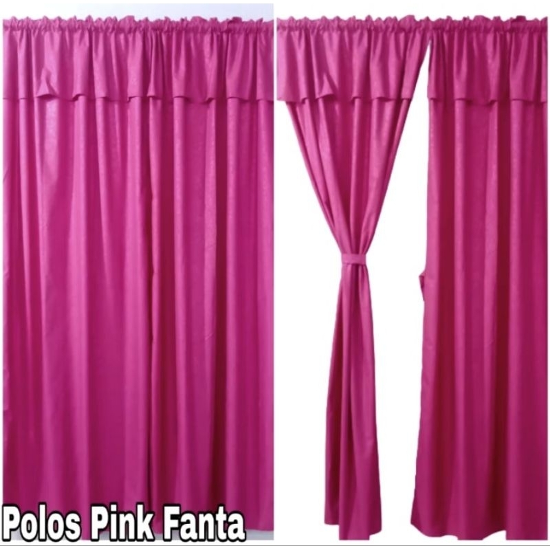 Gorden Pintu Kamar Gorden Jendela Minimalis Model Serut 100x200cm