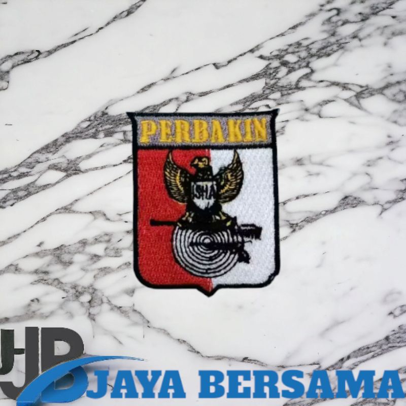 Logo Perbakin, Bordiran Logo perbakin,bet Logo perbakin full bordir