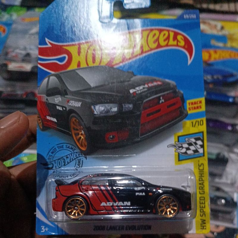 Hot wheels 2008 Lancer Evolution advan