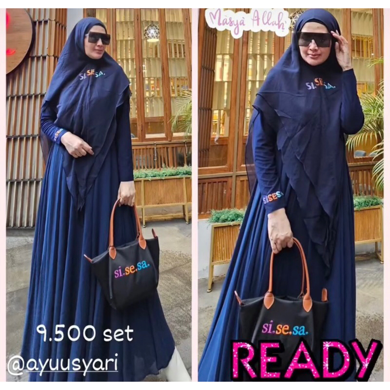 [SALE] SET GAMIS & KHIMAR SISESA KD 114 SWARO NEW LOOK SISESA