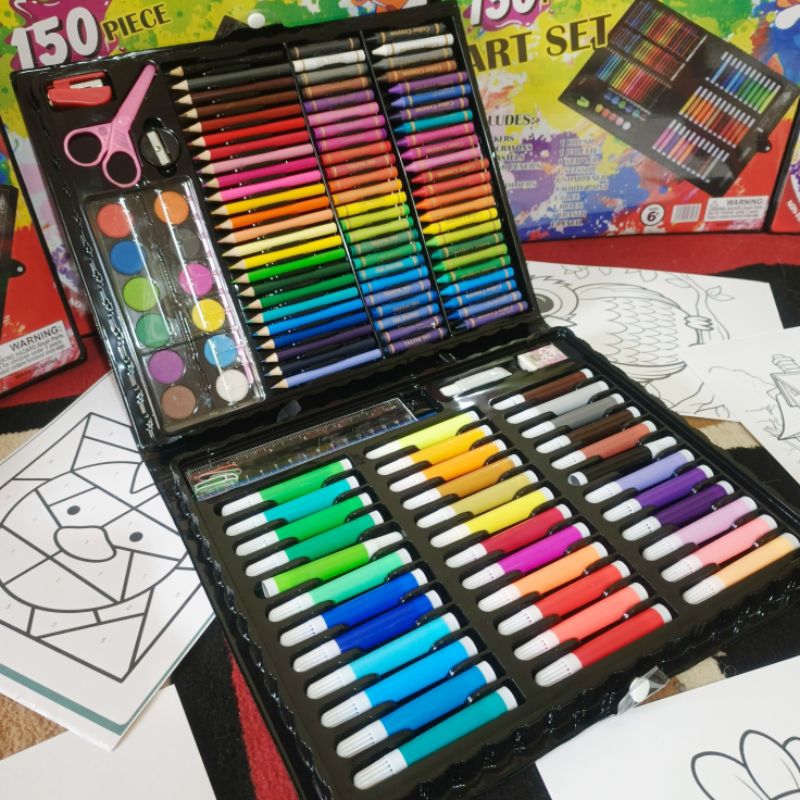 

Pensil Warna 1 Set 150 Pcs + Bonus 10 Lembar Gambar Mewarnai yang Berbeda
