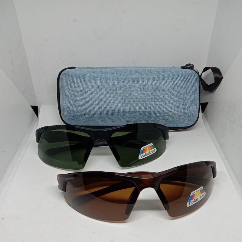 Kacamata Gaya Model Septy Lensa Polarized (Warna kaca Hitam / Coklat)