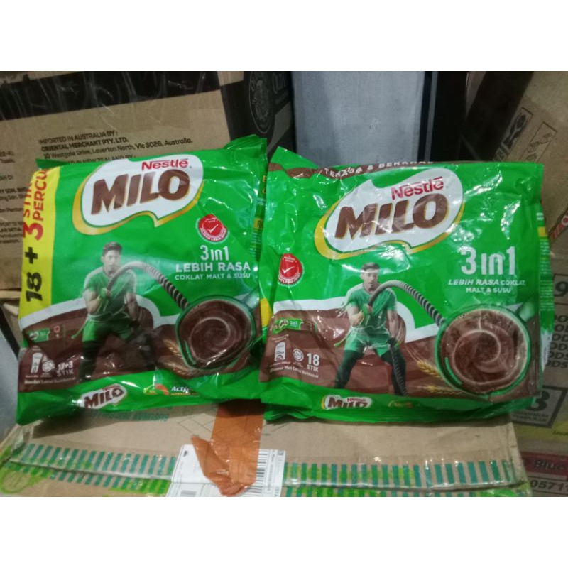 

Milo 3in1 isi 14 dan 16