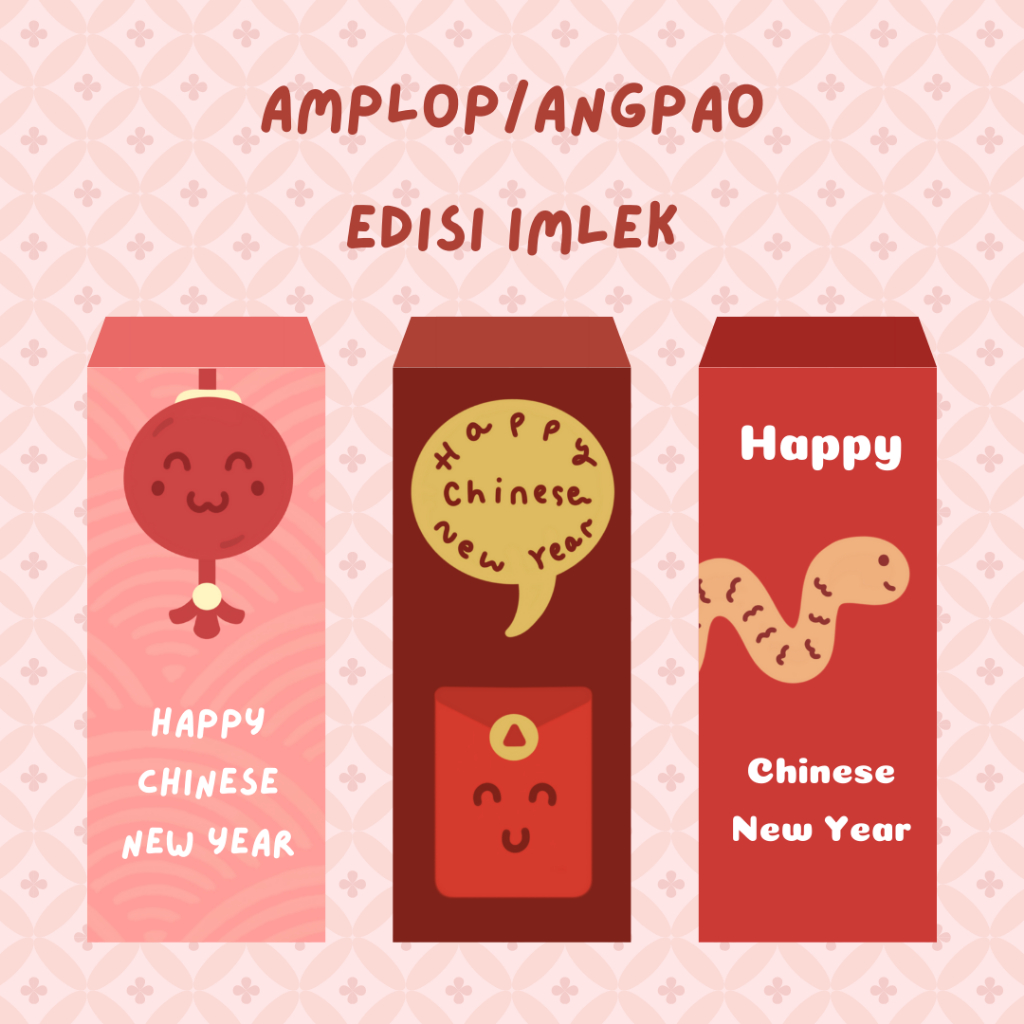 

(10 Pcs) Aesthetic Amplop/Angpao Cute Design (Chinese New Year Edition) I Amplop/Angpao Estetik Desain Lucu (Edisi Imlek)