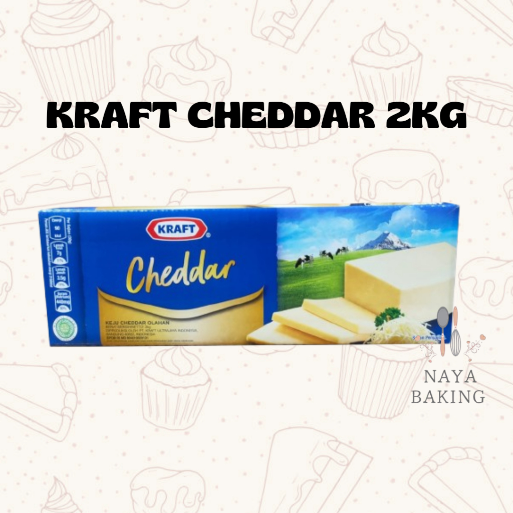 

KRAFT CHEDDAR 2KG/ KEJU KRAFT/ KRAFT 2KG/ CHEDDAR 2KG