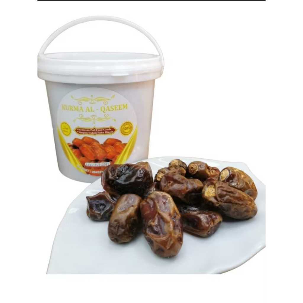 

KURMA ORIGINAL 100% AL QASSIM 2 PAKET EMBER 1 KILO PROMO TERLARIS