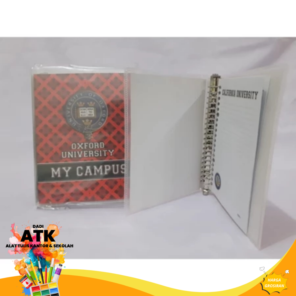 

KIKY Binder File Campus Ukuran A5 | Buku Binder File Campus Ukuran A5