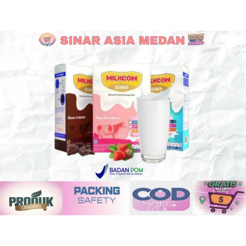 

[SUSU PENAMBAH BERAT BADAN & NAFSU MAKAN] MILKCOW 500gram