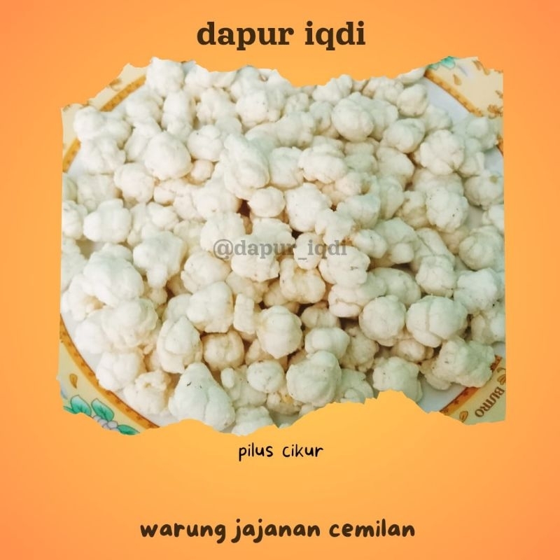 

PILUS CIKUR 500g | toping makanan | seblak bakso mie ayam cuanki | enak gurih renyah | cemilan hidangan | terlaris termurah