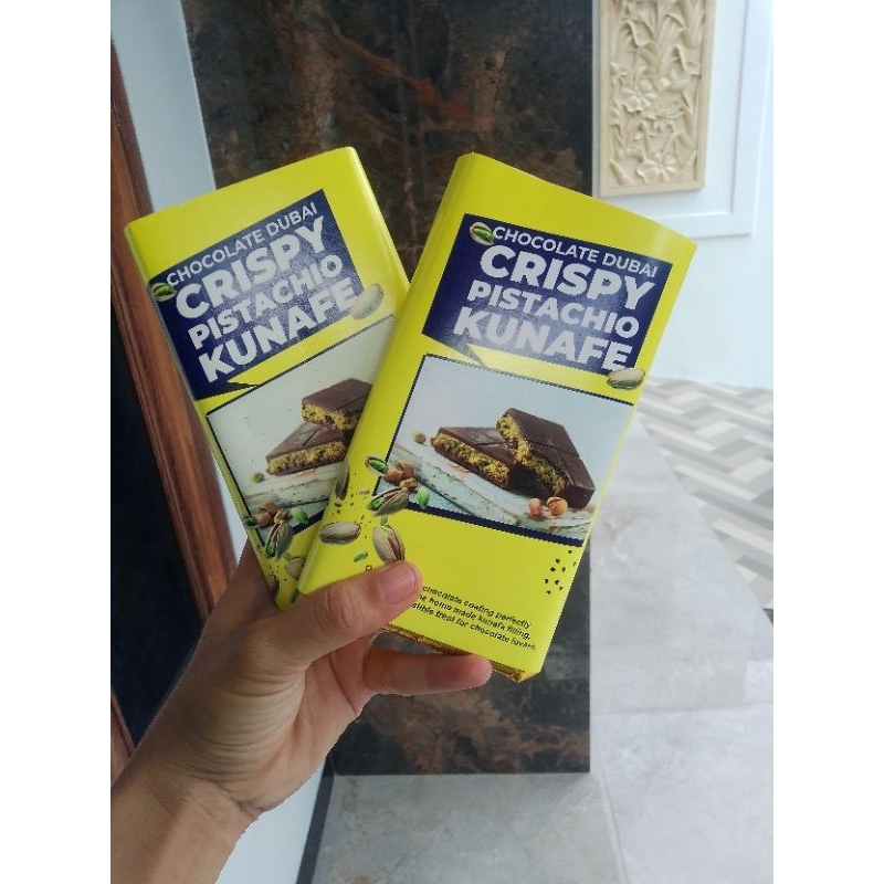 

Coklat dubai viral *PISTACHIO KUNAFE* Coklat kekinian Enak Lembut 220 gram
