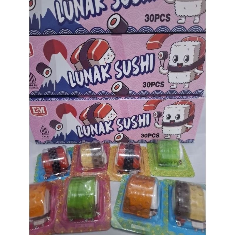 

DSM Permen Lunak sushi [ 30 pcs ]