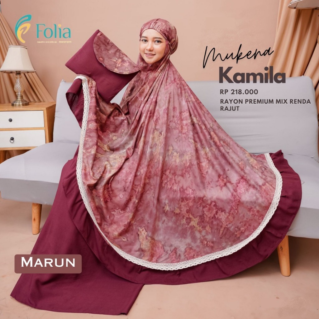MUKENA MURAH BAHAN RAYON FOLIA KAMILA