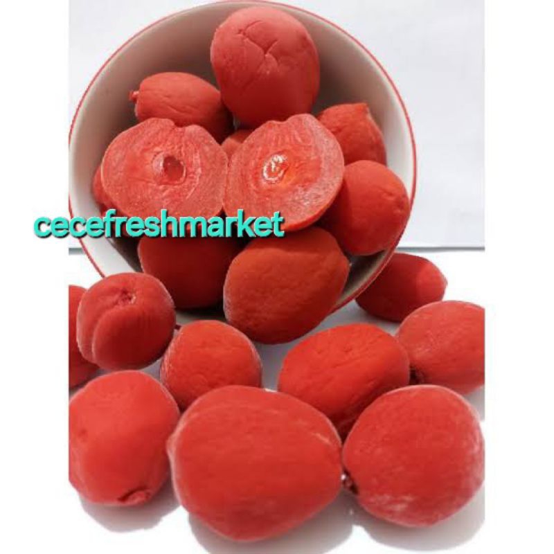 

Jual manisan peach crunch merah pack 500 gr