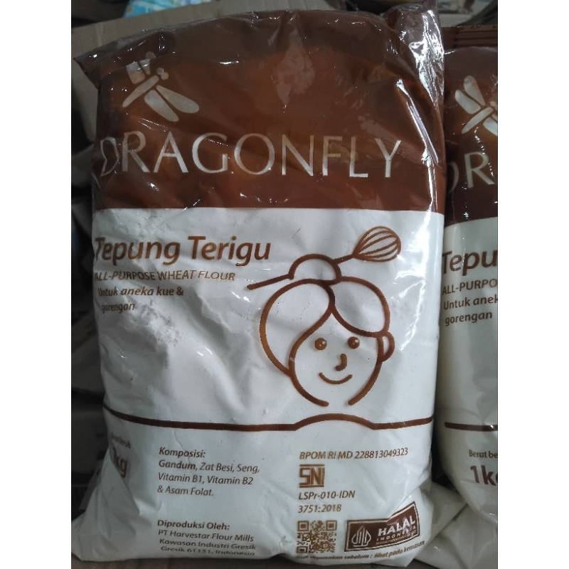 

Tepung Terigu Dragonfly 1000 G/ Terigu Dragonfly