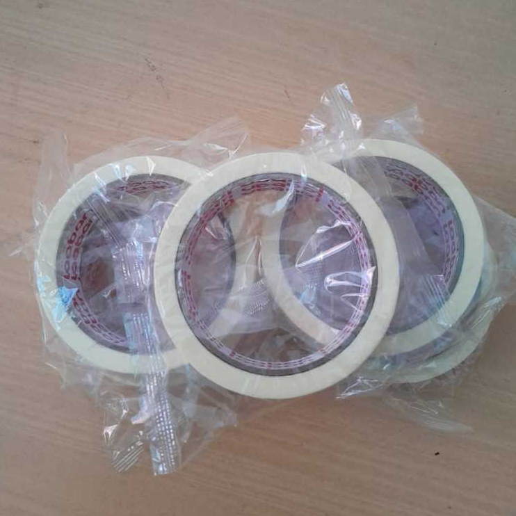 

[ BISA COD ] Masking Tape Murah Lakban Kertas 24 mm 1 inch 21 Meter