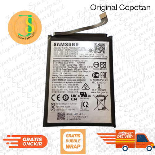 Baterai Samsung A22 5G / A226 Model SCUD-WT-W1 5000 mAh Ori Copotan Bawaan HP