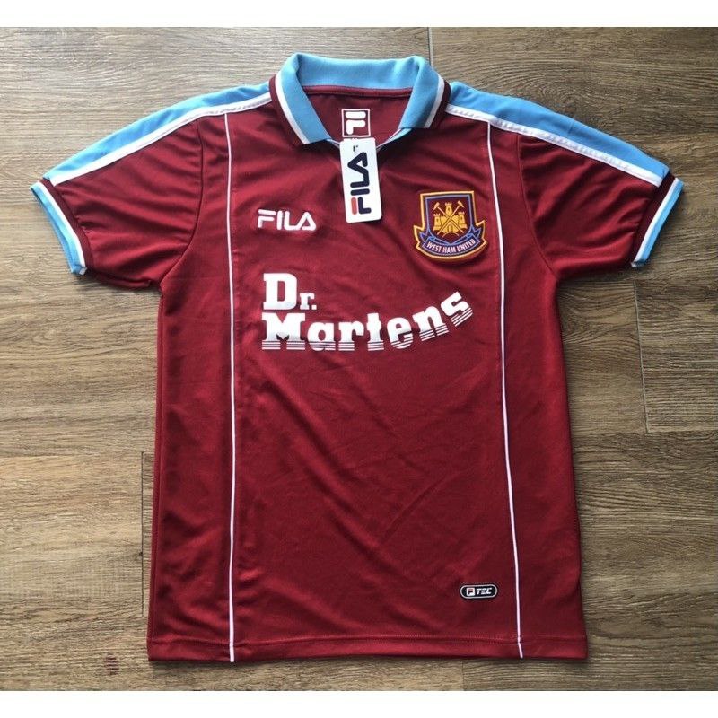 Jersey Retro Vintage Westham Dr Martens Home 1999