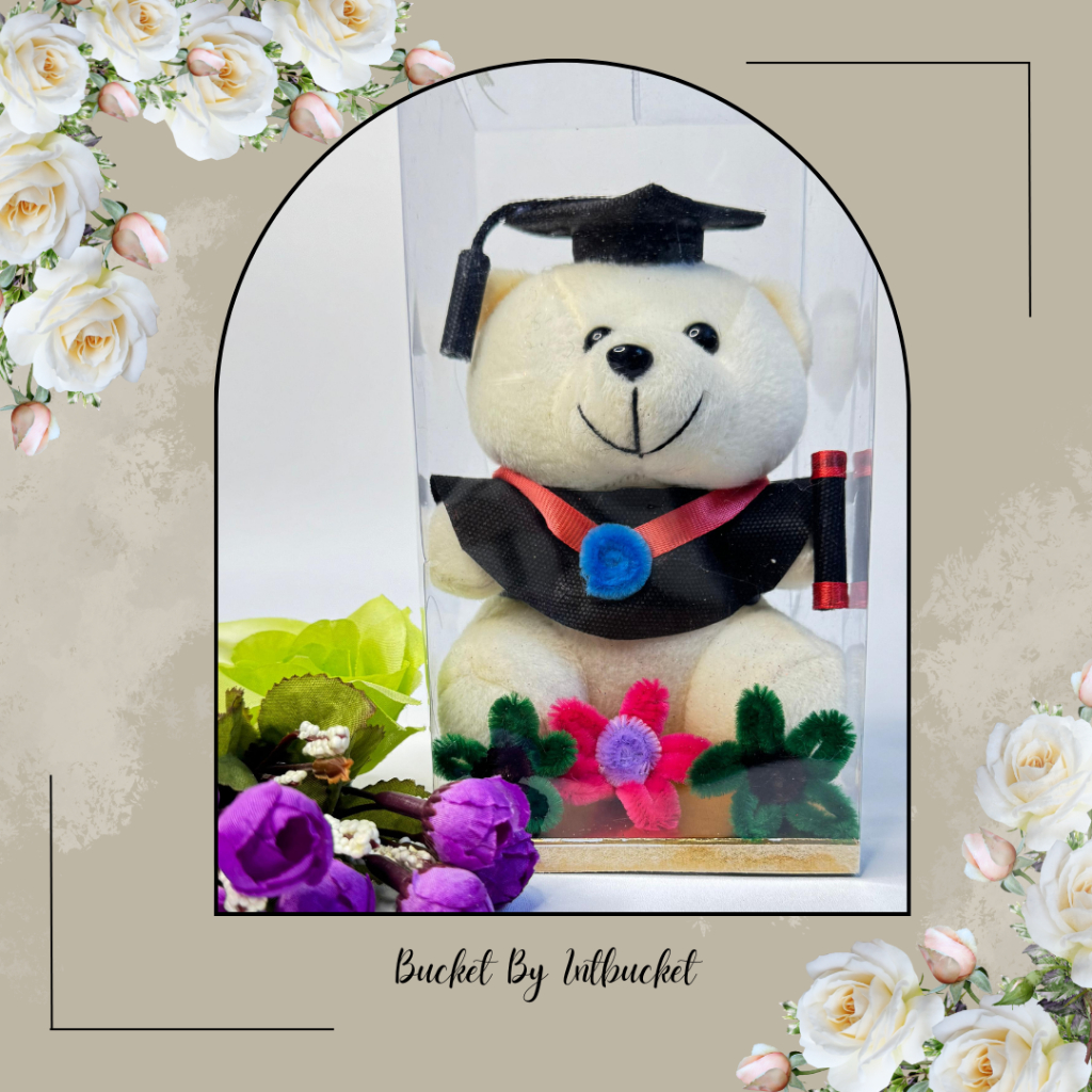 Boneka Wisuda mika Boneka souvenir wisuda mika/ teddy bear/ hadiah boneka wisuda teddy bear