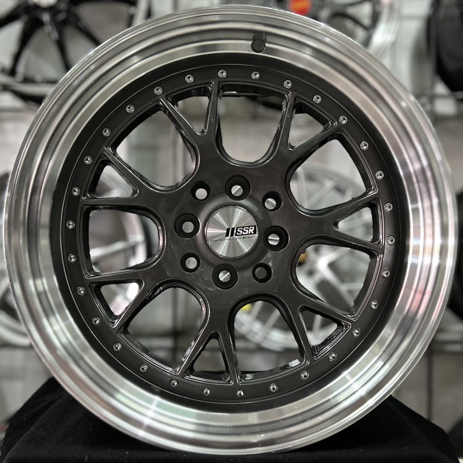 VELG SSR SM211R RING 17 LEBAR 7.5/8.25 PCD 8X100/114.3 ET 38/45 WARNA MIH4