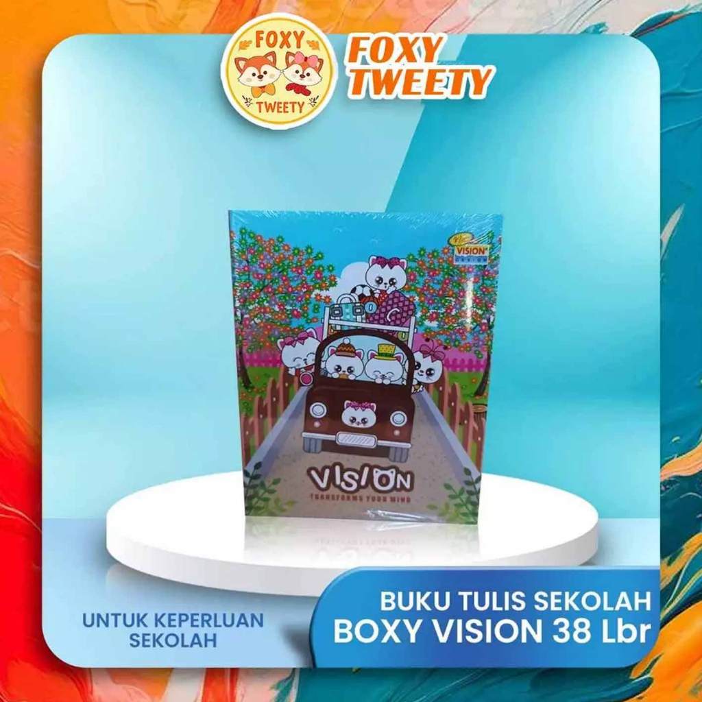 

(Live) Buku Tulis Vision 38 Lembar 1 Pack isi 10 Buku