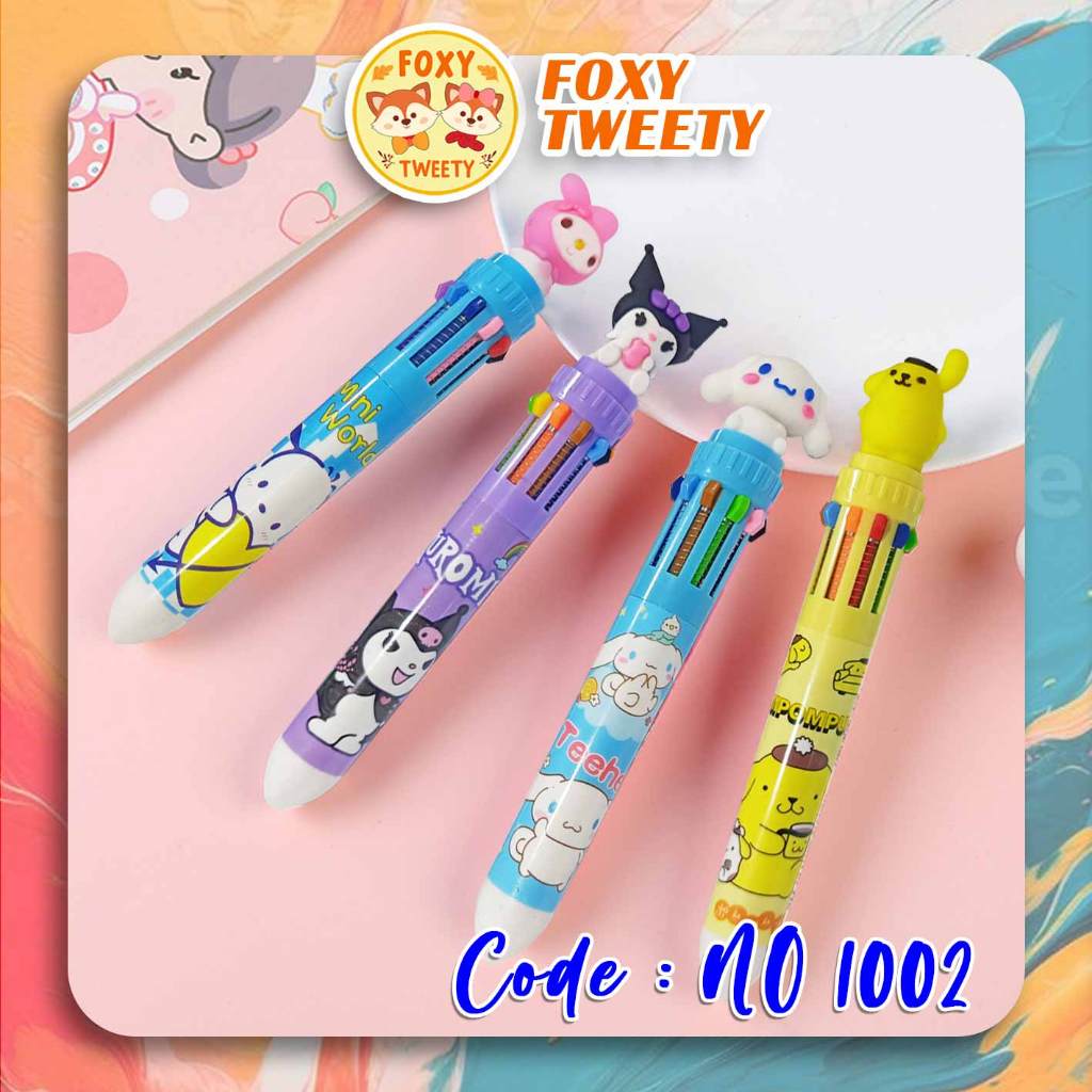 

(Live) Bulpoin 10 Warna NO 1002 - Fancy