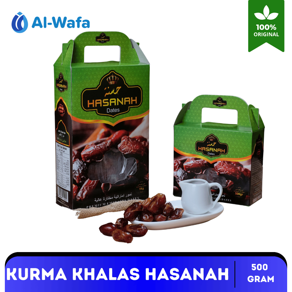 

AL WAFA Kurma Khalas Hasanah Premium 500 Gram