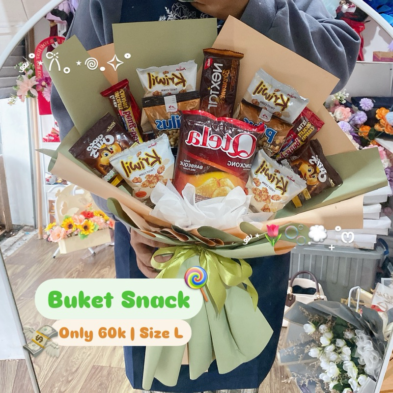 

BUKET SNACK/BUKET JAJAN/BUKET COKLAT/BUKET JAJAN MIX BUNGA/BUKET WISUDA ULANG TAHUN ANNIVERSARY