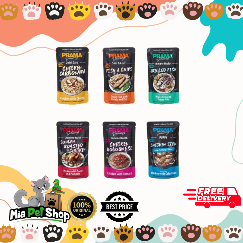 Prama Dog Wet Food Pouch 120 Gr Makanan Basah Anjing Wet Dog Food