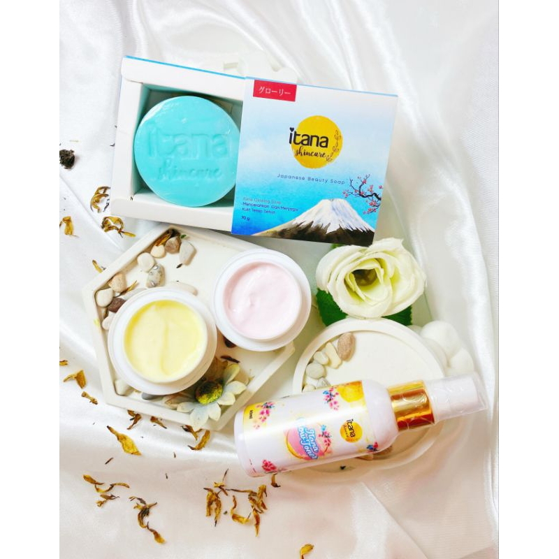 Itana Skincare, itana paket wajah rejuve, itana paket wajah greentea