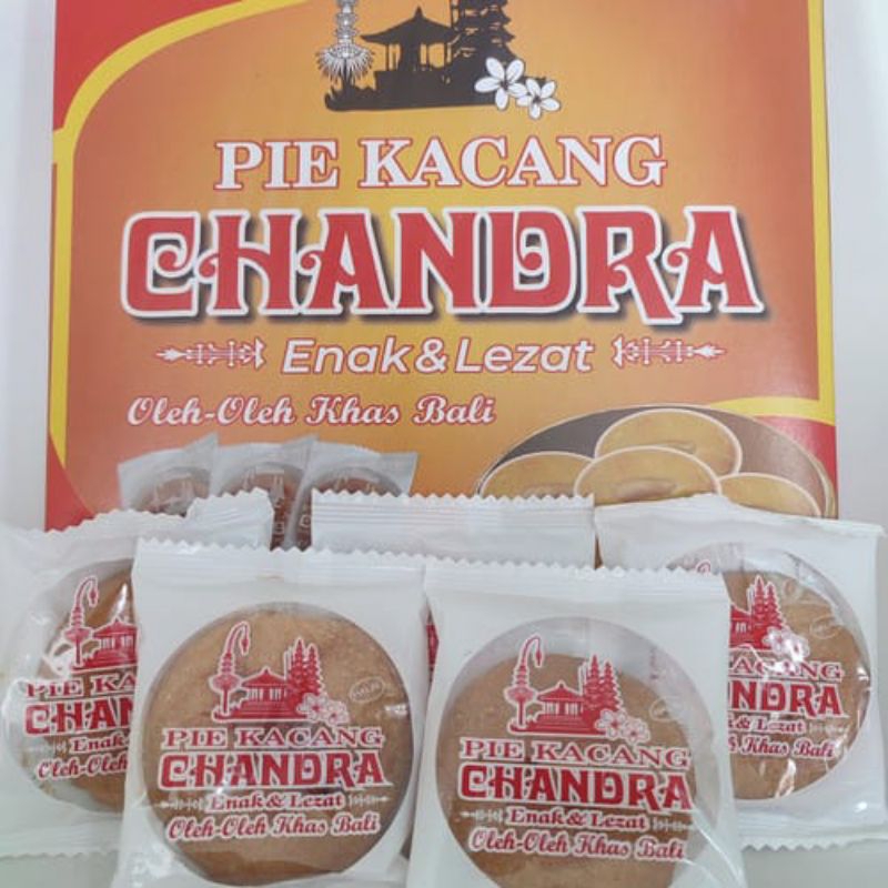 

PIE KACANG CHANDRA ISI 50 PCS/PIE KERING/MUDAH REMUK/FREE BOX