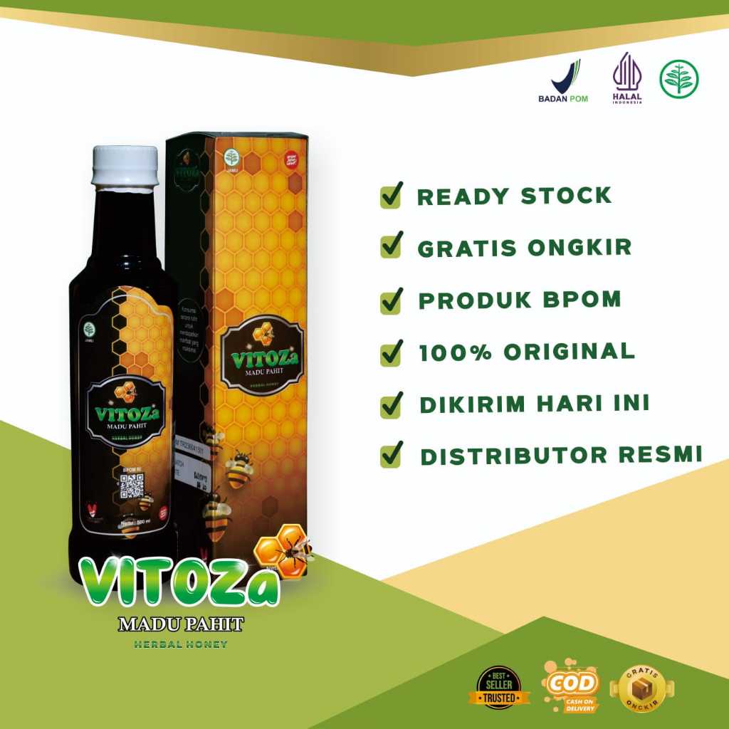 

VITOZA Madu Pahit Herbal Plus Untuk Atasi Berbagai Penyakit