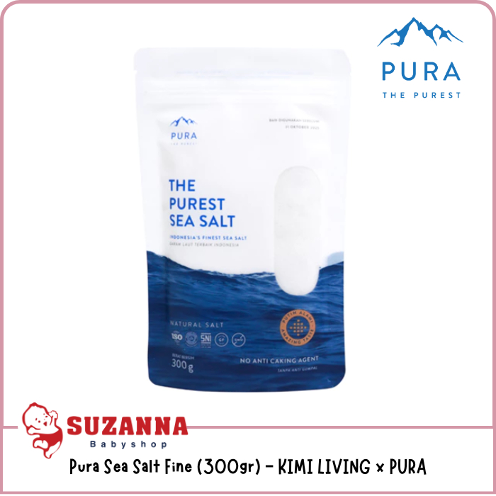 

Pura Sea Salt Fine (300gr) - KIMI LIVING x PURA