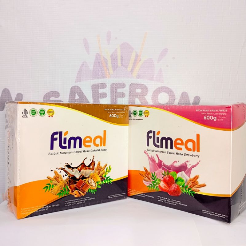 

Flimeal Serbuk Minuman Sereal 600g isi 12 sachet