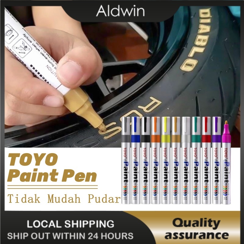 

Spidol Warna Spidol Ban TOYO Paint Marker Paint Tahan Air dan Anti Luntur