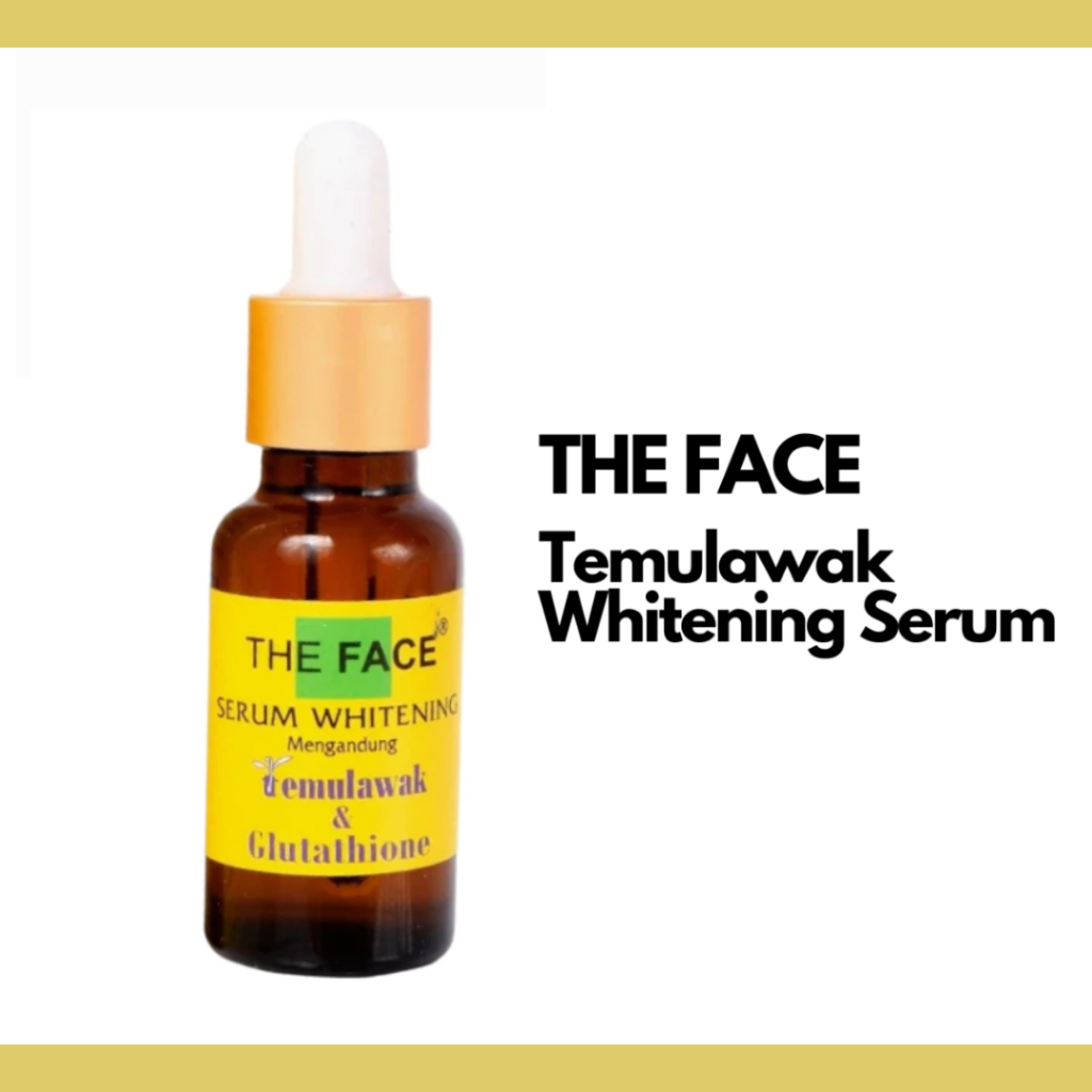 The Face Temulawak Whitening Serum with Glutathione 20ml/Serum Wajah